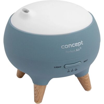 Difusor de aromaterapia Concept DF1010 - Humidificador ultrasónico - Azul Difusor de aromaterapia Concept DF1010 - Humidificador ultrasónico - Azul