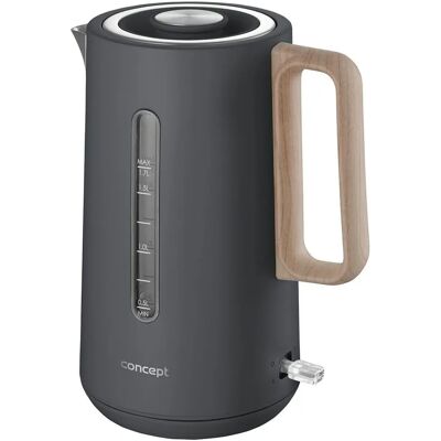 Concept RK3370 Grauer Edelstahl Wasserkocher - 1,7L Concept RK3370 Grauer Edelstahl Wasserkocher - 1,7L
