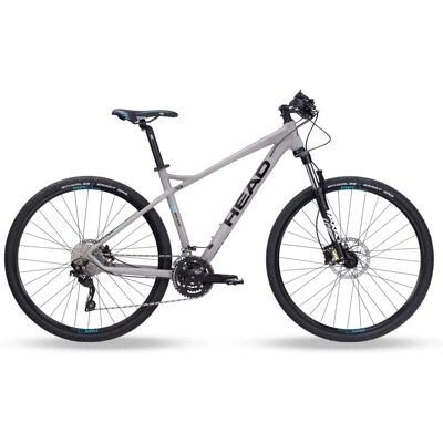 Head Bike X-RUBI CROSS 28" - Trekkingbike - grau matt/blau Head Bike X-RUBI CROSS 28" - Trekkingbike - grau matt/blau
