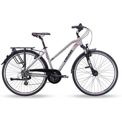 Head Bike REVELO 1.0 28" - Trekkingbike - Frauen - grey matt/red Head Bike REVELO 1.0 28" - Trekkingbike - Frauen - grey matt/red