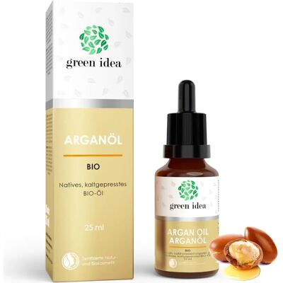 Olio di argan Green Idea - Olio viso per pelle secca Olio di argan Green Idea - Olio viso per pelle secca