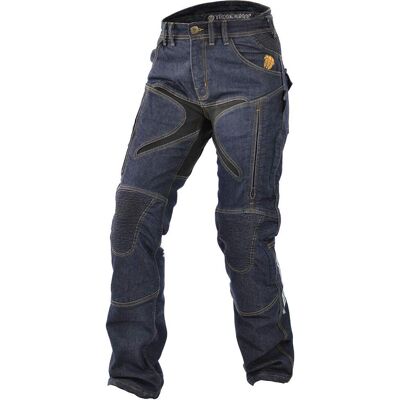 Jeans moto Trilobite X-Factor - Unisexe Bleu Taille 44 - Publicité Jeans moto Trilobite X-Factor - Unisexe Bleu Taille 44 - Publicité