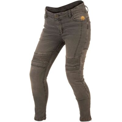 Jeans moto pour dames Trilobite Micas Urban - Gris - Slim Fit - Publicité Jeans moto pour dames Trilobite Micas Urban - Gris - Slim Fit - Publicité
