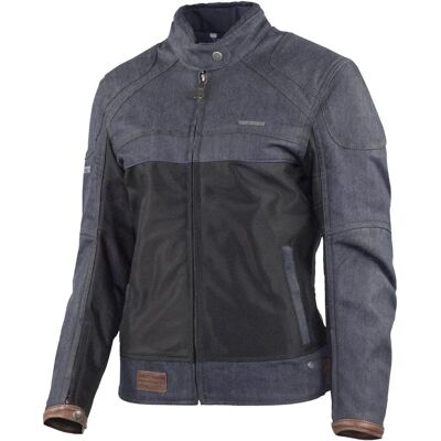 Veste Textile Moto Femmes Airtech Trilobite - Noir Bleu - S - Publicité Veste Textile Moto Femmes Airtech Trilobite - Noir Bleu - S - Publicité