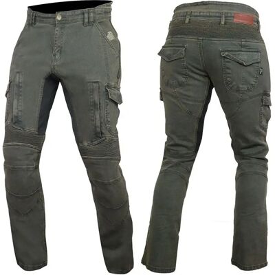 Trilobite Acid Scrambler Motorradjeans - Grün - 30 32 Trilobite Acid Scrambler Motorradjeans - Grün - 30 32