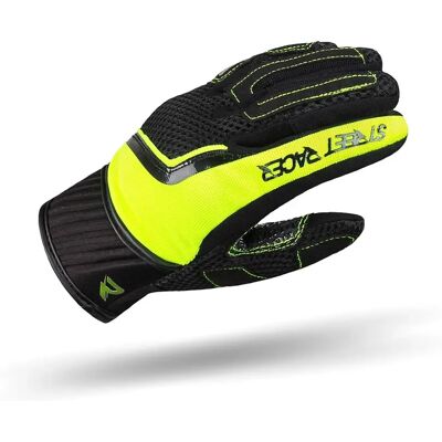 Street Racer - Stunt-Motorradhandschuhe - Schwarz-Fluo Gelb - gloves Street Racer - Stunt-Motorradhandschuhe - Schwarz-Fluo Gelb - gloves