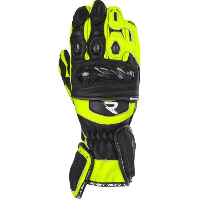 Street Racer - Virus 2 - negro-neón amarillo - XS - Guantes de moto Street Racer - Virus 2 - negro-neón amarillo - XS - Guantes de moto