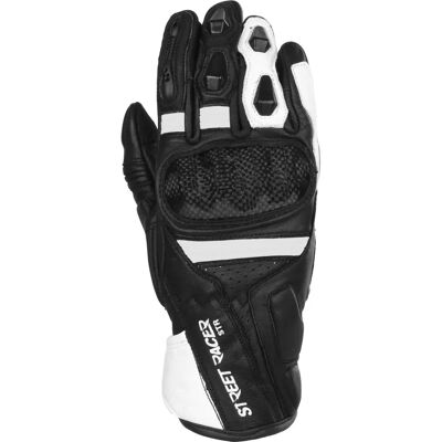 Street Racer - STR - Negro Blanco - M - Guantes de motocicleta Street Racer - STR - Negro Blanco - M - Guantes de motocicleta