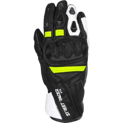 Street Racer - STR - Negro-Fluo Amarillo - Size S - Gloves Street Racer - STR - Negro-Fluo Amarillo - Size S - Gloves