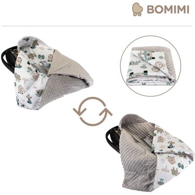 Zavinovací deka - Baby Swaddle Blanket - Barevný textil - 75x80 cm Zavinovací deka - Baby Swaddle Blanket - Barevný textil - 75x80 cm