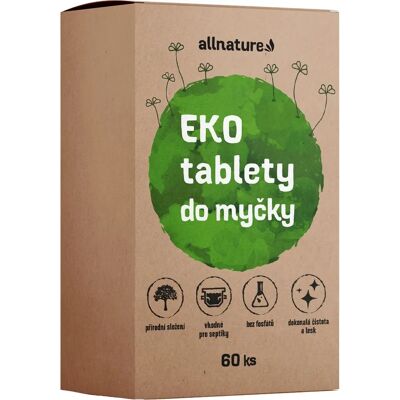 Allnature EKO Tablety do myčky nádobí - Přírodní & Efektivní Allnature EKO Tablety do myčky nádobí - Přírodní & Efektivní
