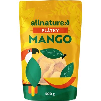 ALLNATURE Sušené Mango - Suché Mango - Snack nebo Náhrada Ovoce - 500g ALLNATURE Sušené Mango - Suché Mango - Snack nebo Náhrada Ovoce - 500g