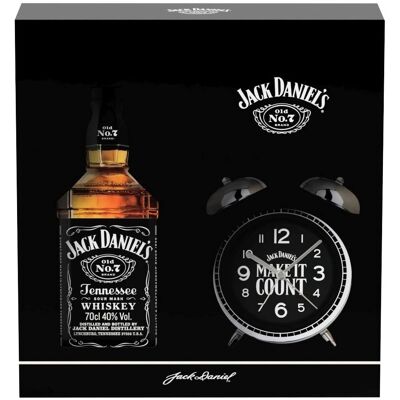 Jack Daniel's Tennessee Whiskey 40% Vol. 0,7l in Geschenkverpackung mit Wecker Jack Daniel's Tennessee Whiskey 40% Vol. 0,7l in Geschenkverpackung mit Wecker