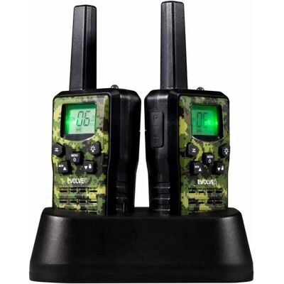 Evolveo FreeTalk Walkie-Talkie - 15 km Reichweite - PMR 446/448 MHz Evolveo FreeTalk Walkie-Talkie - 15 km Reichweite - PMR 446/448 MHz