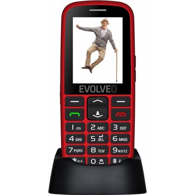 Evolveo EasyPhone EG - Fekete, piros Evolveo EasyPhone EG - Fekete, piros