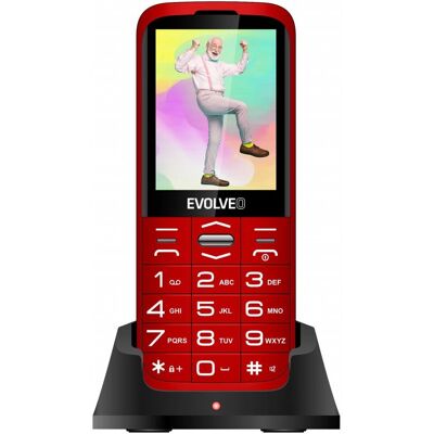 Evolveo EasyPhone XO - Senior mobiltelefon nagy gombokkal és 2,8" kijelzővel Evolveo EasyPhone XO - Senior mobiltelefon nagy gombokkal és 2,8" kijelzővel