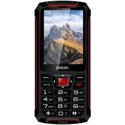 EVOLVEO StrongPhone W4 - Fekete és piros EVOLVEO StrongPhone W4 - Fekete és piros
