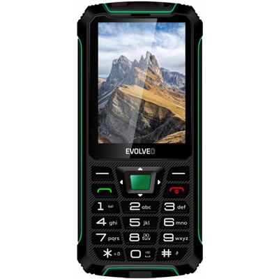 EVOLVEO StrongPhone W4 - Fekete és zöld EVOLVEO StrongPhone W4 - Fekete és zöld
