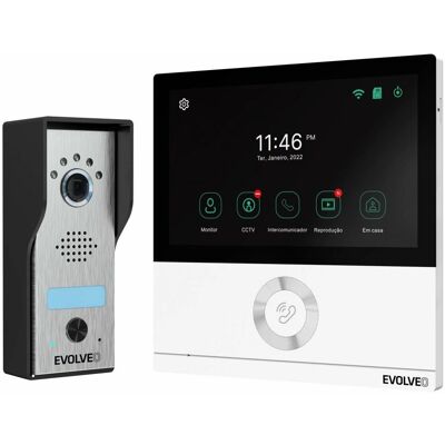 Evolveo Weiß 2MP Video-Gegensprechanlage - Smart WiFi 7" Evolveo Weiß 2MP Video-Gegensprechanlage - Smart WiFi 7"