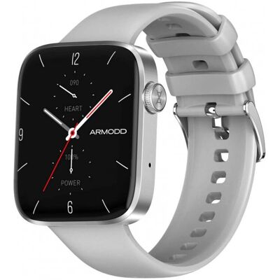 ARMODD - Squarz 11 Pro - Silver - Bluetooth Touch - Smartwatch ARMODD - Squarz 11 Pro - Silver - Bluetooth Touch - Smartwatch