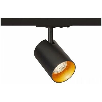 RENDL LIGHT CONNOR - Faretto cilindrico GU10 10W LED - Nero/Oro RENDL LIGHT CONNOR - Faretto cilindrico GU10 10W LED - Nero/Oro