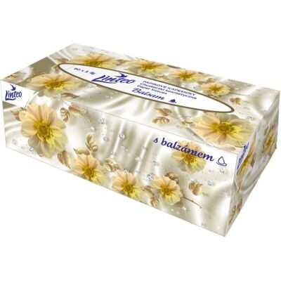 Linteo Paper Tissues Three-ply Paper - Soft & Strong 90 pcs Linteo Paper Tissues Three-ply Paper - Soft & Strong 90 pcs