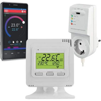 Elektrobock EB BT725W - WLAN Rumstermostat - Vit Elektrobock EB BT725W - WLAN Rumstermostat - Vit