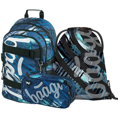 Presco BAAGL Set 3 Structură Skate - Set școlar Presco BAAGL Set 3 Structură Skate - Set școlar