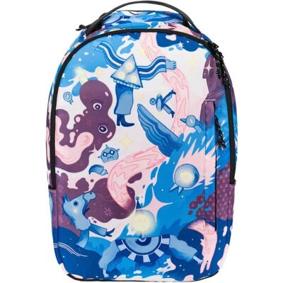BAAGL - eARTh City Jungle - Blaues Meer Muster - Backpack BAAGL - eARTh City Jungle - Blaues Meer Muster - Backpack