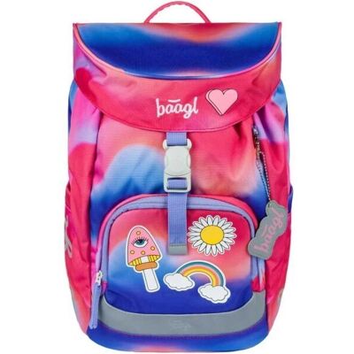 Ghiozdan școlar BAAGL Airy Hippie - Ușor, Colorat, Practic Ghiozdan școlar BAAGL Airy Hippie - Ușor, Colorat, Practic