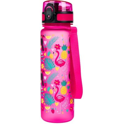 Fuego BAAGL Bouteille Tritan Flamants - Bouteille - Publicité Fuego BAAGL Bouteille Tritan Flamants - Bouteille - Publicité