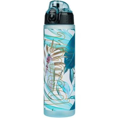 Fuego BAAGL Sticlă Tritan pentru băuturi - Leafs - 700 ml Fuego BAAGL Sticlă Tritan pentru băuturi - Leafs - 700 ml