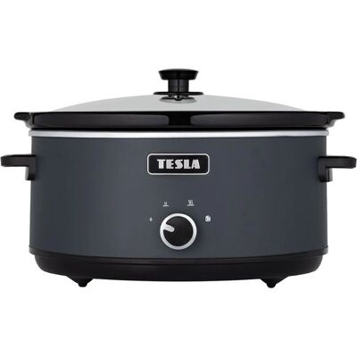 Tesla SlowCook S500 - 6,5L Schnellkochtopf für 8 Personen Tesla SlowCook S500 - 6,5L Schnellkochtopf für 8 Personen
