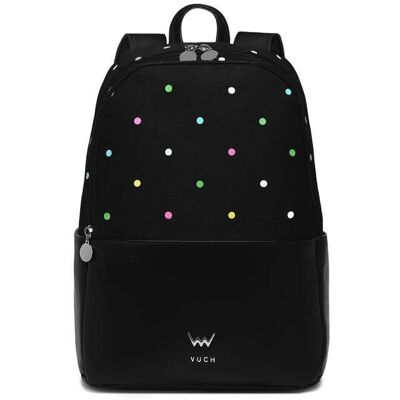Vuch Zane Dotty Black Rucsac - Unisex Urban Bag Vuch Zane Dotty Black Rucsac - Unisex Urban Bag