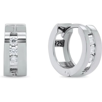 Brilio Silver EA214W - Runde Silberohrringe Brilio Silver EA214W - Runde Silberohrringe