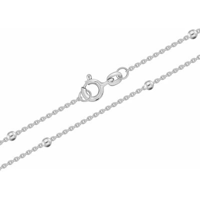 Brilio Silver Silberkette mit Perlen CN002W - Halskette Brilio Silver Silberkette mit Perlen CN002W - Halskette