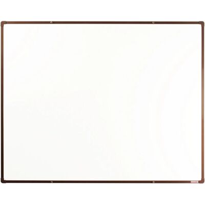 Magnetyczna Tablica Biała BoardOK - 1500x1200mm - Brązowa Rama Magnetyczna Tablica Biała BoardOK - 1500x1200mm - Brązowa Rama