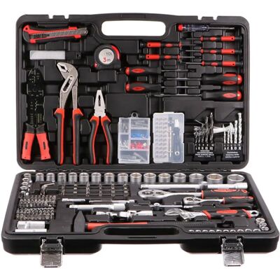 Zestaw narzędzi SIXTOL HOME 350 - Uniwersalny zestaw DIY Zestaw narzędzi SIXTOL HOME 350 - Uniwersalny zestaw DIY