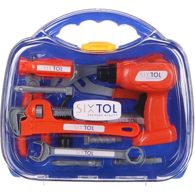 SIXTOL Kinderwerkzeugset - 12 Teile für kleine Handwerker SIXTOL Kinderwerkzeugset - 12 Teile für kleine Handwerker