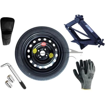 Kit de rueda de repuesto Mazda 2 II R15 4x100x54,1 - Gato y Herramientas Kit de rueda de repuesto Mazda 2 II R15 4x100x54,1 - Gato y Herramientas