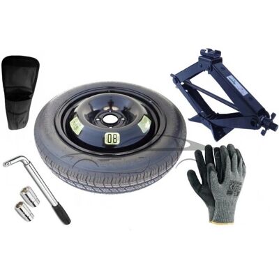 Extradeon Kit - Notrad PEUGEOT 206 R16 4x108x65,1 + Schlüssel + Wagenheber + Hülle für den Wagenheber Extradeon Kit - Notrad PEUGEOT 206 R16 4x108x65,1 + Schlüssel + Wagenheber + Hülle für den Wagenheber