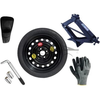 Stalen reservewielset - 4 maten, universeel krik, hoes - Autotoebehoren Stalen reservewielset - 4 maten, universeel krik, hoes - Autotoebehoren