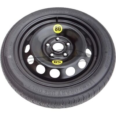 Extradeon Kit de Rueda de Repuesto - VW GOLF V R16 5x112x57,1, Incluye Gato, Llave, Funda Extradeon Kit de Rueda de Repuesto - VW GOLF V R16 5x112x57,1, Incluye Gato, Llave, Funda