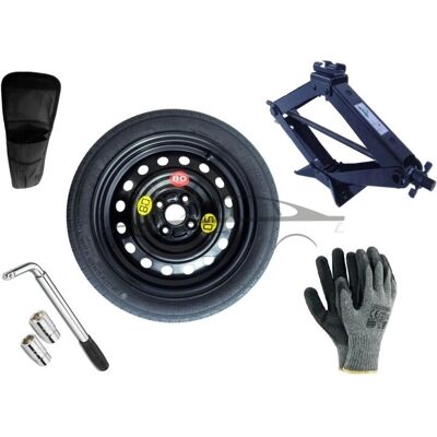 Set de rueda de repuesto VW e-UP! R15 4x100 - Kit de herramientas Set de rueda de repuesto VW e-UP! R15 4x100 - Kit de herramientas