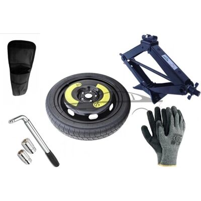 Extradeon Kit - Rueda de repuesto BMW e46 R16 5x120x72,5 + Llave + Gato + Funda Extradeon Kit - Rueda de repuesto BMW e46 R16 5x120x72,5 + Llave + Gato + Funda