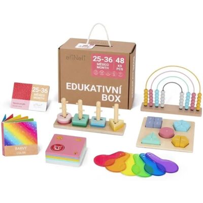 eliNeli Ensemble de Jouets Éducatifs - Kit d'Apprentissage en Bois - Publicité eliNeli Ensemble de Jouets Éducatifs - Kit d'Apprentissage en Bois - Publicité