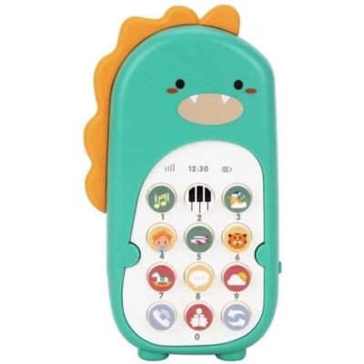 Dětský telefon dinosaurus eliNeli - vzdělávací a bezpečný Dětský telefon dinosaurus eliNeli - vzdělávací a bezpečný