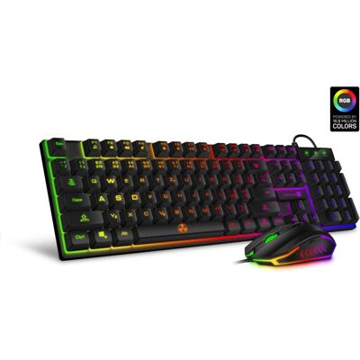 Herní set klávesnice a myši Connect IT Battle - Černá - USB česká slovenská Herní set klávesnice a myši Connect IT Battle - Černá - USB česká slovenská