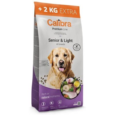 Nourriture pour chiens Calibra Premium Senior & Light 12+2kg - Publicité Nourriture pour chiens Calibra Premium Senior & Light 12+2kg - Publicité