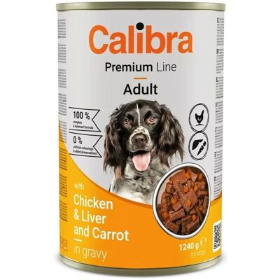 Calibra Premium Line Adult Chicken mit Leber und Karotte - Nassfutter Calibra Premium Line Adult Chicken mit Leber und Karotte - Nassfutter